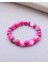 Pembe Akik Taşı Bileklik 8 mm 2