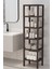 Mithra Life 6 Katlı Plastik Kahverengi Banyo Mutfak Rafı MIT1048 1
