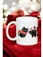 Yılbaşı Klasik Kedi Kupa Bardak Mug 2