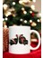 Yılbaşı Klasik Kedi Kupa Bardak Mug 3