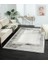 Dream Gri Halı Antrasit Geometrik Detaylı Akrilik Tozuaz Modern Salon Halısı Yatak Odası 2
