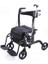 DM-9124 Lüx Ayak Pedallı Alüminyum Rolatör (Hem Rolatör Hem Tekerlekli Sandalye) 2