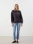 Lcw Vision Taş Baskılı Oversize Kadın Kalın Sweatshirt 2