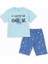Lcw Kids Bisiklet Yaka Baskılı Erkek Çocuk Şortlu Pijama Takımı 1