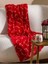 Lcw Home Kırmızı Baston Baskılı Tv Battaniyesi 100X150 cm 1