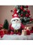Sevgiliye En Güzel Hediyeler Çantalı Noel Baba 60 cm Yılbaşı Dekoru ve Peluş Oyuncağı 2li 2