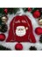 Sevgiliye En Güzel Hediyeler Çantalı Noel Baba 60 cm Yılbaşı Dekoru ve Peluş Oyuncağı 2li 3