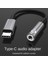 USB Tip C - 3,5 mm Kulaklık Jakı Dijital Ses Adaptörü Dönüştürücü USB C - 3,5 mm Kulaklık Aux Kablosu Siyah (Yurt Dışından) 1
