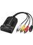 Av-S-Video - Uyumlu Adaptör Av'de S-Video Video Dönüştürücüde Cvbs -Uyumlu Çıkış 720P/1080P (Yurt Dışından) 1