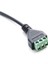 3.5mm 3 Kutuplu Stereo Erkek Fiş 3-Pin Av Video Vida Kalkanı 30 cm Balun Terminali Jak Konnektörü Adaptör Kablosu (Yurt Dışından) 4