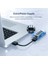 4xusb3.0 Splitter Hub Dizüstü Masaüstü Bilgisayar Hub Çok Bağlantı Noktalı USB Yerleştirme Istasyonu Adaptörü Splitter, Dikdörtgen Model (Yurt Dışından) 4