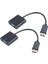 2pcs 1080P Dp Displayport Erkek - VGA Dişi Dönüştürücü Adaptör Kablosu, Siyah (Yurt Dışından) 1