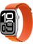 Watch 10 42MM Uyumlu Zore Krd-74 Hasır Kordon-Turuncu 1