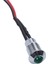 8mm 3V Araba LED Gösterge Paneli Pilot Uyarı Işığı Gösterge Lambası Yeşil (Yurt Dışından) 4