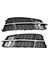 Sinyal LAMBALARI,4G0807681AN 4G0807682AN Ön Tampon Sis Lambası Kapağı Sis Lambası Çerçeve Ön Bar Izgara Araba Audi A6 C7 S-Line S6 15-18 (Yurt Dışından) 3