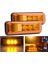 Sinyal Lambaları,2 Adet 24V 3.9 Inç 3 LED Kamyon Römorku Amber Işık Ön Arka LED Yan Ikaz Lambaları Gümrükleme Gösterge Lambası Su Geçirmez (Yurt Dışından) 2