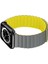 ​​​watch 7 41MM Uyumlu Krd-52 Kordon Zore - Gri-Sarı 5