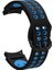 Galaxy Watch 4 40MM Krd-02 Uyumlu Kordon Zore - Siyah-Mavi 1