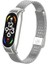 Xiaomi Mi Band 7 Uyumlu Krd-06 Metal Kordon Zore - Gümüş 1