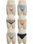 6lı Paket Kadın Fasion Girl Yazılı Bikini Külot 1