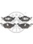 BP10289 Fren Balatası Ön 160MM-177.7MM Opel Astra G Zafira A 98-10 93171035 1