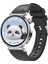Huawei Gt4 41MM Uyumlu Zore KRD-129 18MM Silikon Kordon Strap Kayış-Siyah 1
