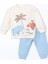 Lcw Baby Bisiklet Yaka Baskılı Erkek Bebek Sweatshirt ve Eşofman Alt 2'li 1