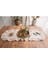 Rufle I Runner Naturel Çiftfırfırlı Keten Vintage 40 x 110 cm 2