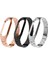 Xiaomi Mi Band 5 Uyumlu Krd-04 Metal Kordon Zore - Gümüş 3