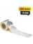 Kalp Kesimli Gümüş Yaldız Çok Amaçlı Etiket 5cm (250 Adet) 1