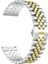 Xiaomi Amazfit Pace Uyumlu Krd-36 22MM Metal Kordon Zore - Gümüş-Gold 1