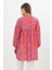 4366A Desenli Kol Lastikli Tunik Orange 5