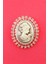 Cameo Vintage Broş. Taşlı Tasarım Cameo Vintage Broş. Yaka Iğnesi Broş. Kadın Broş. Broş 4