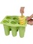 C-Yeşil Tarzı 6 Delik Spiral Dondurma Silikon Kalıp Ev Yapımı Çocuk Popsicle Makinesi Gıda Sınıfı Dondurma Tatlı Jöle Küp Buz Kalıbı Kapaklı (Yurt Dışından) 3