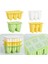 C-Yeşil Tarzı 6 Delik Spiral Dondurma Silikon Kalıp Ev Yapımı Çocuk Popsicle Makinesi Gıda Sınıfı Dondurma Tatlı Jöle Küp Buz Kalıbı Kapaklı (Yurt Dışından) 5