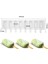 Turuncu Tarzı 4-Cavity Pişirme Mini Silikon Dondurma Kalıpları Popsicle Kalıpları Kek Çikolatalı Cakesicle Kalıp Dıy Ice Pops Oval Için (Yurt Dışından) 1