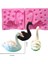 Kuğu Stili 3D Mini Kuğu Sarı Ördek Ayı Silikon Panda Kalıp Dıy Fondan Çikolata Epoksi Sabun Mum Pişirme Araçları Aroma Taş Reçine Kalıp (Yurt Dışından) 4