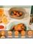 Altın Tarzı Hava Fritöz Tava Silikon Sepet Airfryer Fırın Pişirme Silikon Tepsi Yeniden Kullanılabilir Airfryer Pot Tava Astar Kalıp Pizza Kızarmış Tavuk (Yurt Dışından) 4