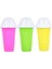 Kırmızı Stil Dondurulmuş Sıkma Slushy Bardak Makinesi Sihirli Anında Slushie Buz Smoothie Krem Kedi Dolu Cam Kova Şişe Manuel Sallama (Yurt Dışından) 4