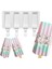 SH0101300 Set Stili Meibum Silikon Dondurma Kalıpları 4 Kavite Donut Şekilli Dondurma Kalıpları Buz Küpü Tepsisi Yaz Dondurucu Suyu Jöle Aletleri ve Çubukları (Yurt Dışından) 2