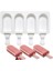 SH0101300 Set Stili Meibum Silikon Dondurma Kalıpları 4 Kavite Donut Şekilli Dondurma Kalıpları Buz Küpü Tepsisi Yaz Dondurucu Suyu Jöle Aletleri ve Çubukları (Yurt Dışından) 5