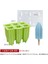 D-Yeşil Tarzı 6 Delik Spiral Dondurma Silikon Kalıp Ev Yapımı Çocuk Popsicle Makinesi Gıda Sınıfı Dondurma Tatlı Jöle Küp Buz Kalıbı Kapaklı (Yurt Dışından) 1