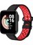 Xiaomi Redmi Watch 2 Lite Krd-02 Uyumlu Kordon Zore - Siyah-Kırmızı 1