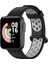 Xiaomi Redmi Watch 2 Lite Krd-02 Uyumlu Kordon Zore - Siyah-Gri 1