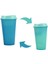 Maviden Yeşile Stil 5 Adet 473ML Plastik Yeniden Kullanılabilir Renk Değiştiren Soğuk Su Kapaklı Kahve Fincanları Ev Drinkware Mutfak Ürünleri (Yurt Dışından) 1