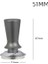 Gümüş 51MM Stili Delonghi Düz Taban Için Kahve Sabotaj Paslanmaz Çelik Espresso Tozu Çekiç Barista Araçları Için Kahve Aksesuarları (Yurt Dışından) 1
