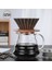 Siyah Ahşap Destek Stili Seramik Cezve V60 Kahve Filtre Fincanlı Set, Kahve Kağıt Havlu Demleme Potası, Kahve Kağıdı ve Diğer Kahve Aletleri Fincanları (Yurt Dışından) 2