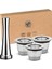 2 Kapsül Tarzı Nespresso Için Icafilascapsule Yeniden Kullanılabilir 2'si 1 Arada Kullanım Doldurulabilir Kapsül Crema Espresso Yeniden Kullanılabilir Doldurulabilir Kahve Filtresi (Yurt Dışından) 2