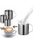 B-300ML Stili Paslanmaz Çelik Süt Köpürtme Sürahi Espresso Kahve Barista Craft Latte Süt Krema Fincan Mutfak Köpürtme Sürahi Sürahi Kupa Bardak (Yurt Dışından) 2