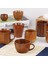 F Stili Yüksek Li Yaratıcı Doğal Ahşap Kupa Kahve Şarap Bardağı Su Isıtıcısı Yalıtım Çay Bardağı Aile Için Çay Odası Bar Bira Süt Drinkware (Yurt Dışından) 2